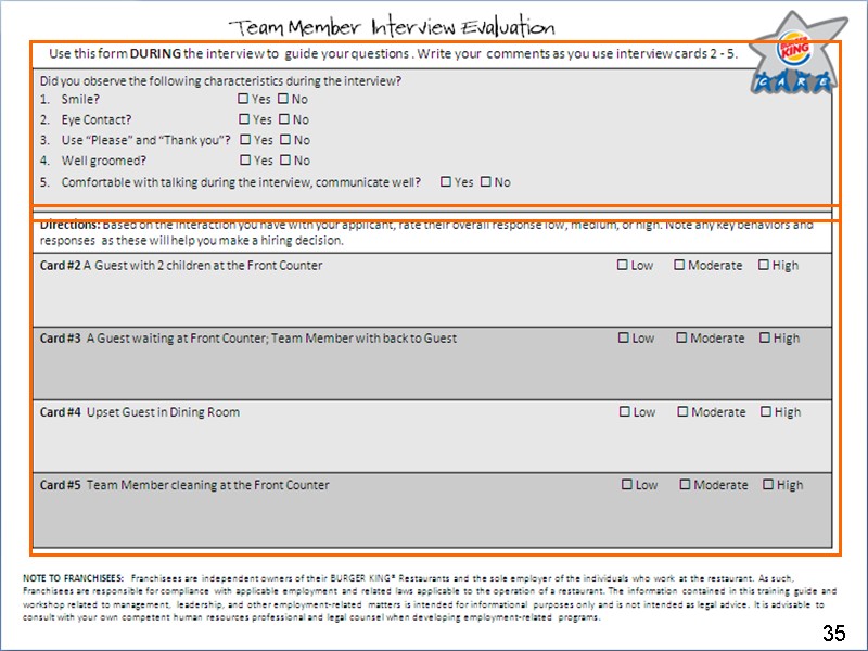 CARE Interviewing for Team Member who CARE     35